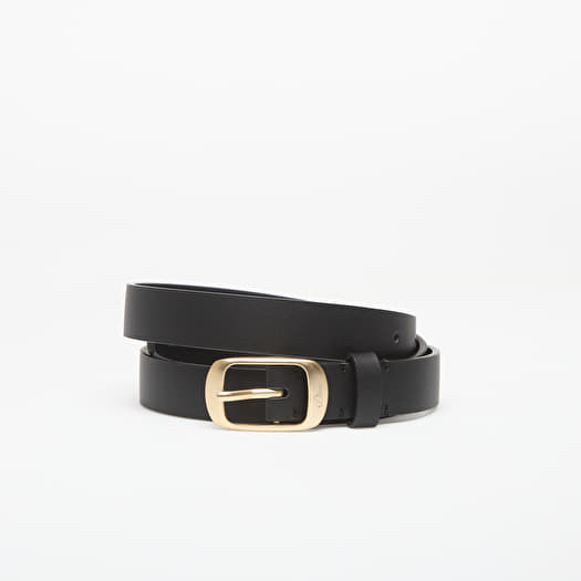 Pásek Dime Dress Leather Belt Black