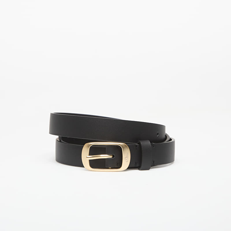 Dime Dress Leather Belt Black