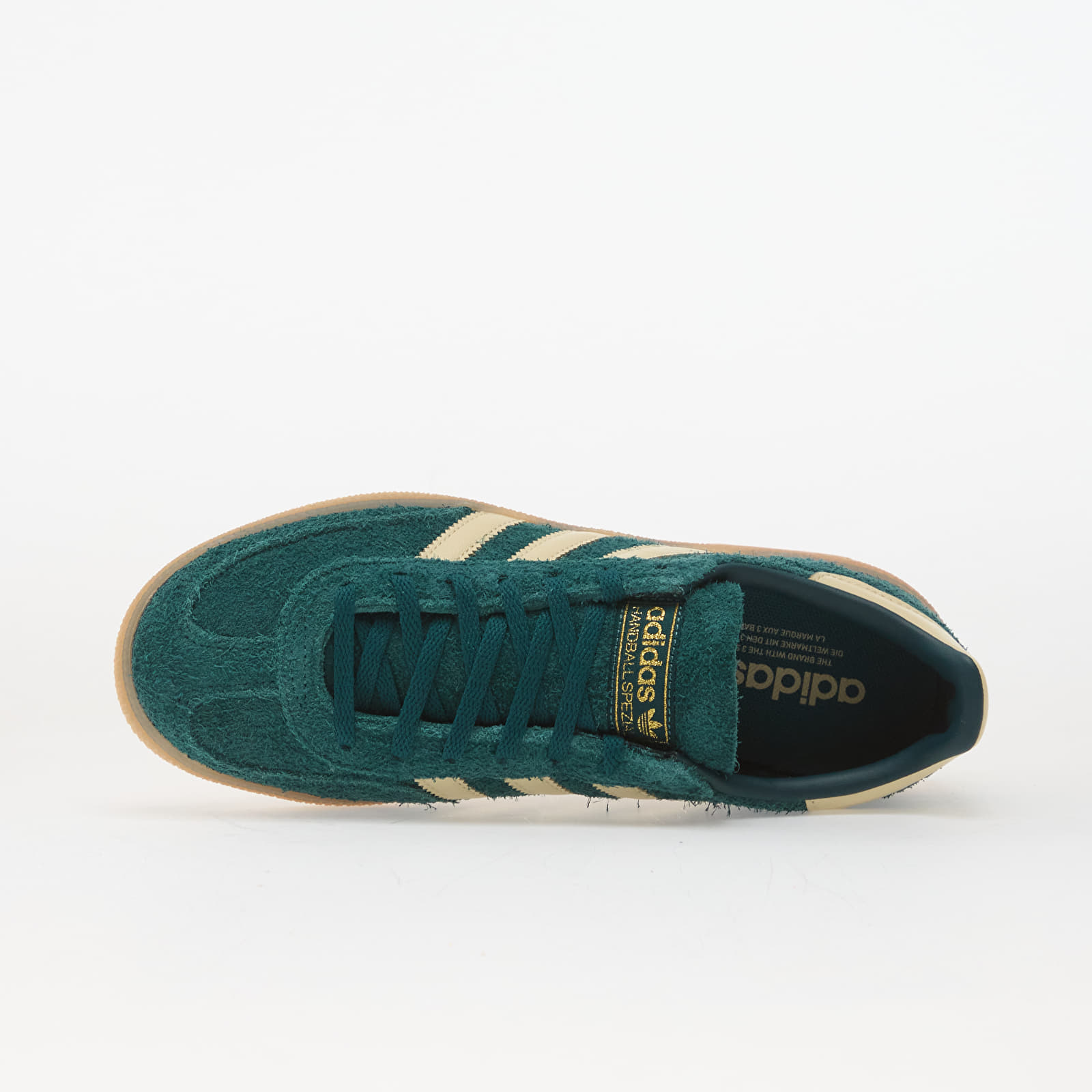 Sapatos de mulher adidas Handball Spezial Rich Green/ Warm Vanilla/ Gold Met.