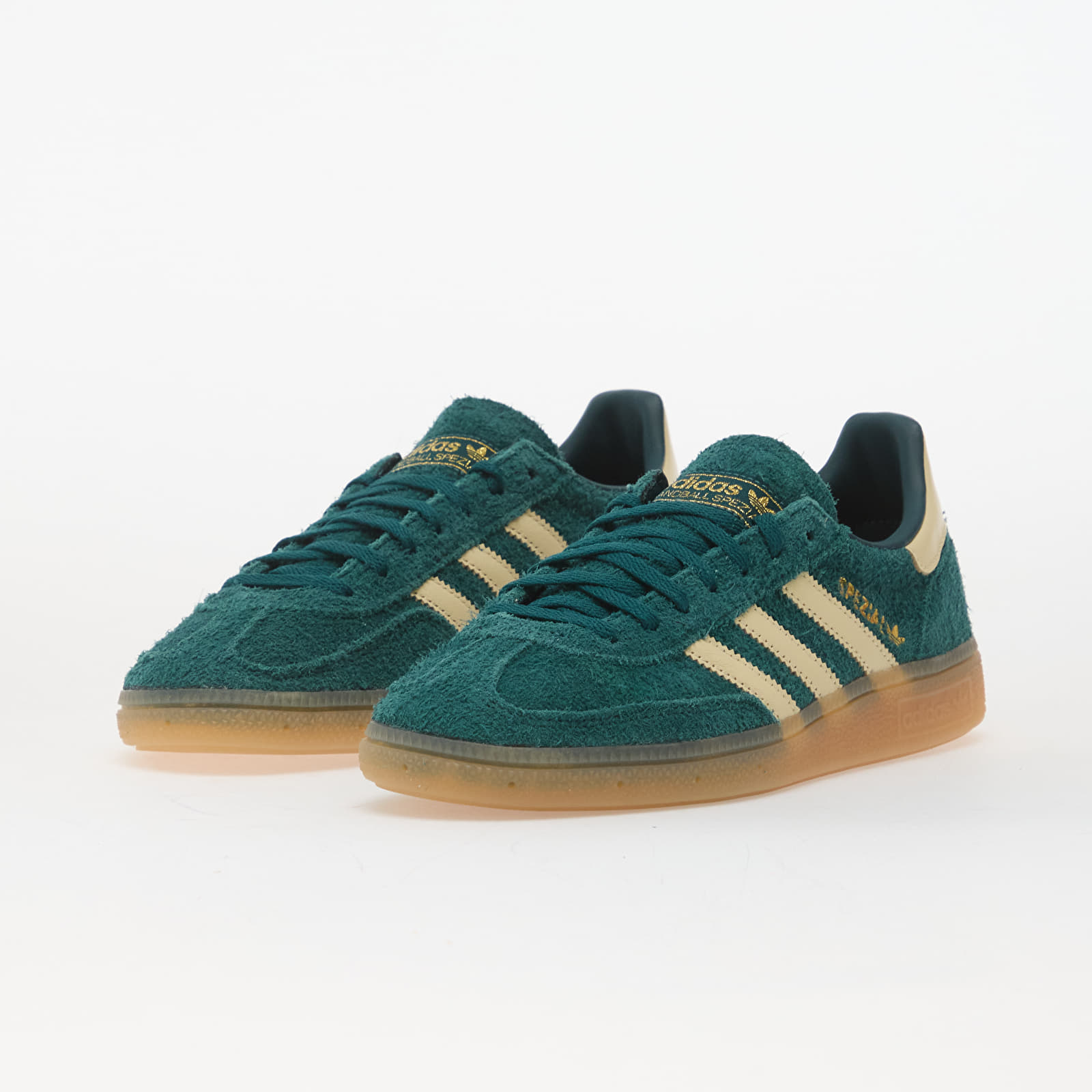 Sapatos de mulher adidas Handball Spezial Rich Green/ Warm Vanilla/ Gold Met.