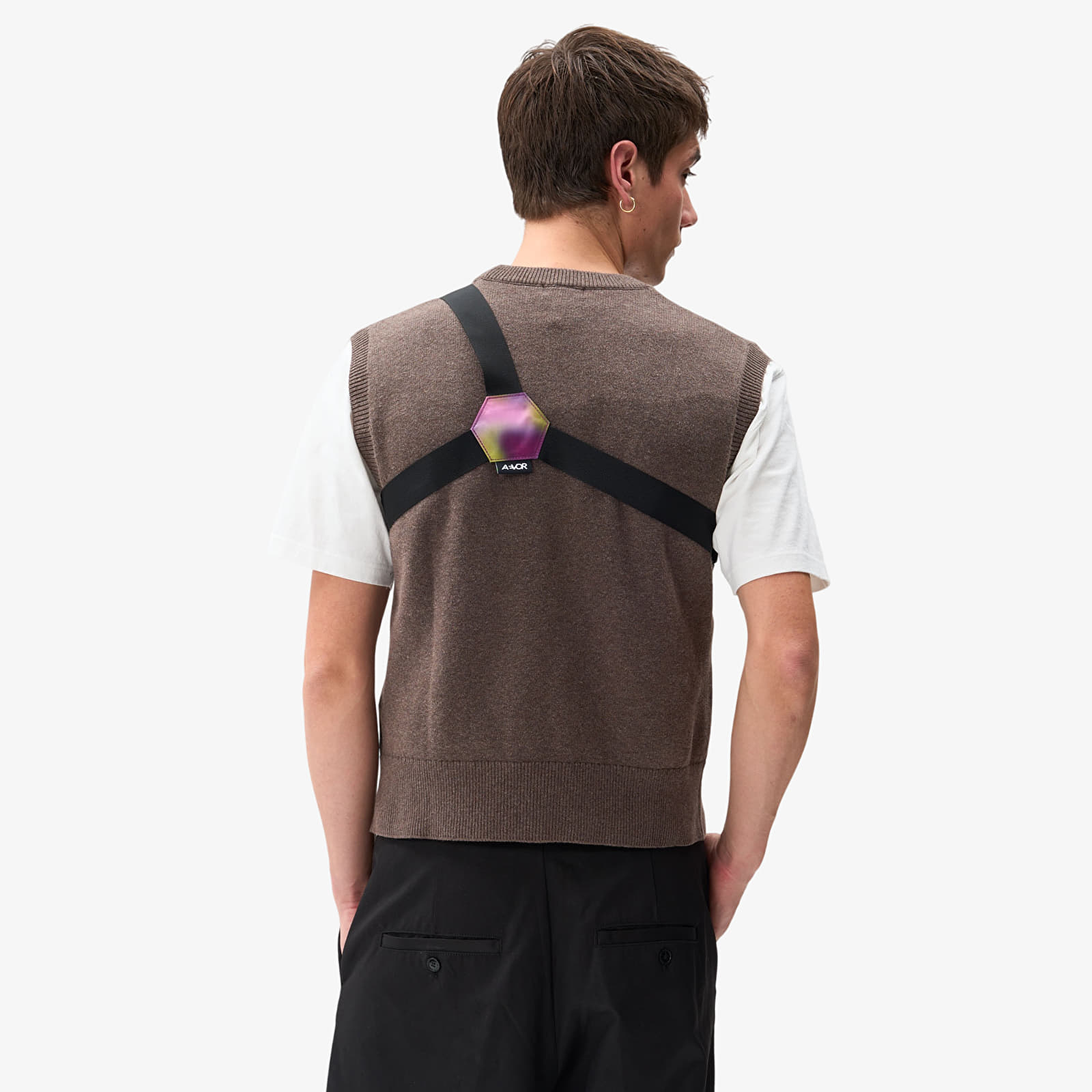 Moške torbe za na ramo AEVOR Front Pack Ripstop Psychedelic Slush