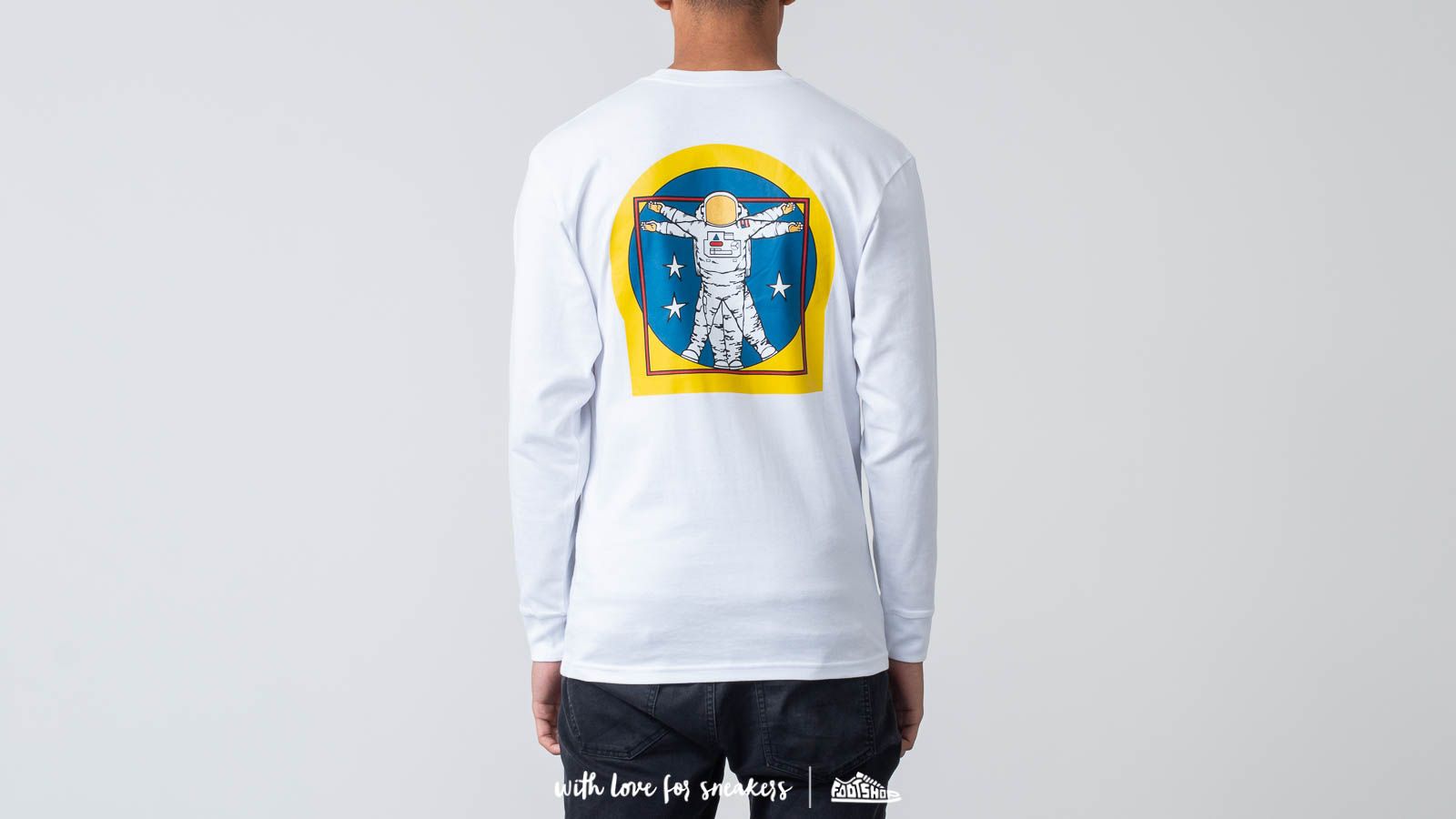 T-shirts Vans Space Voyager Longsleeve White