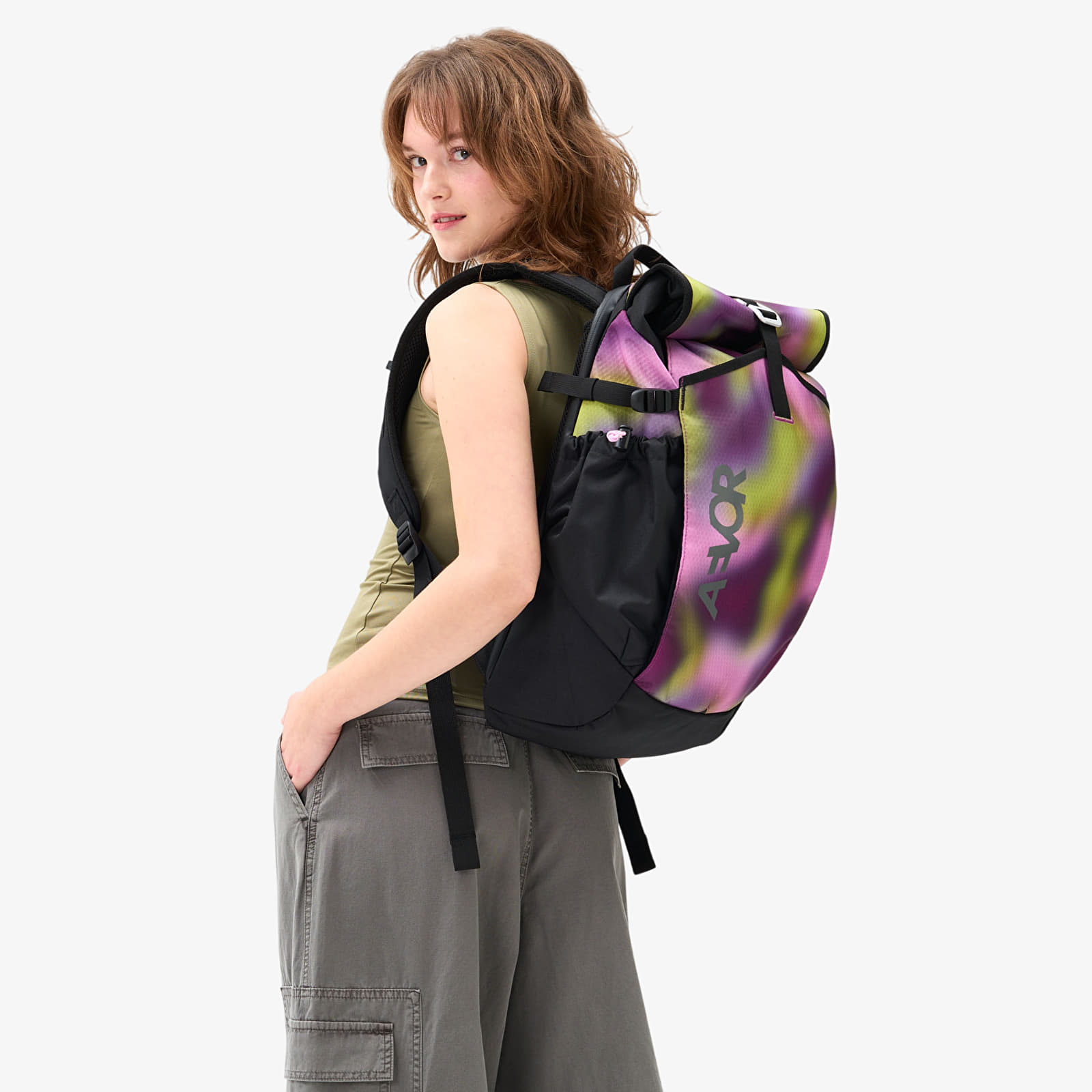 Meeste seljakotid AEVOR Roll Pack 2.0 Proof Psychedelic Slush