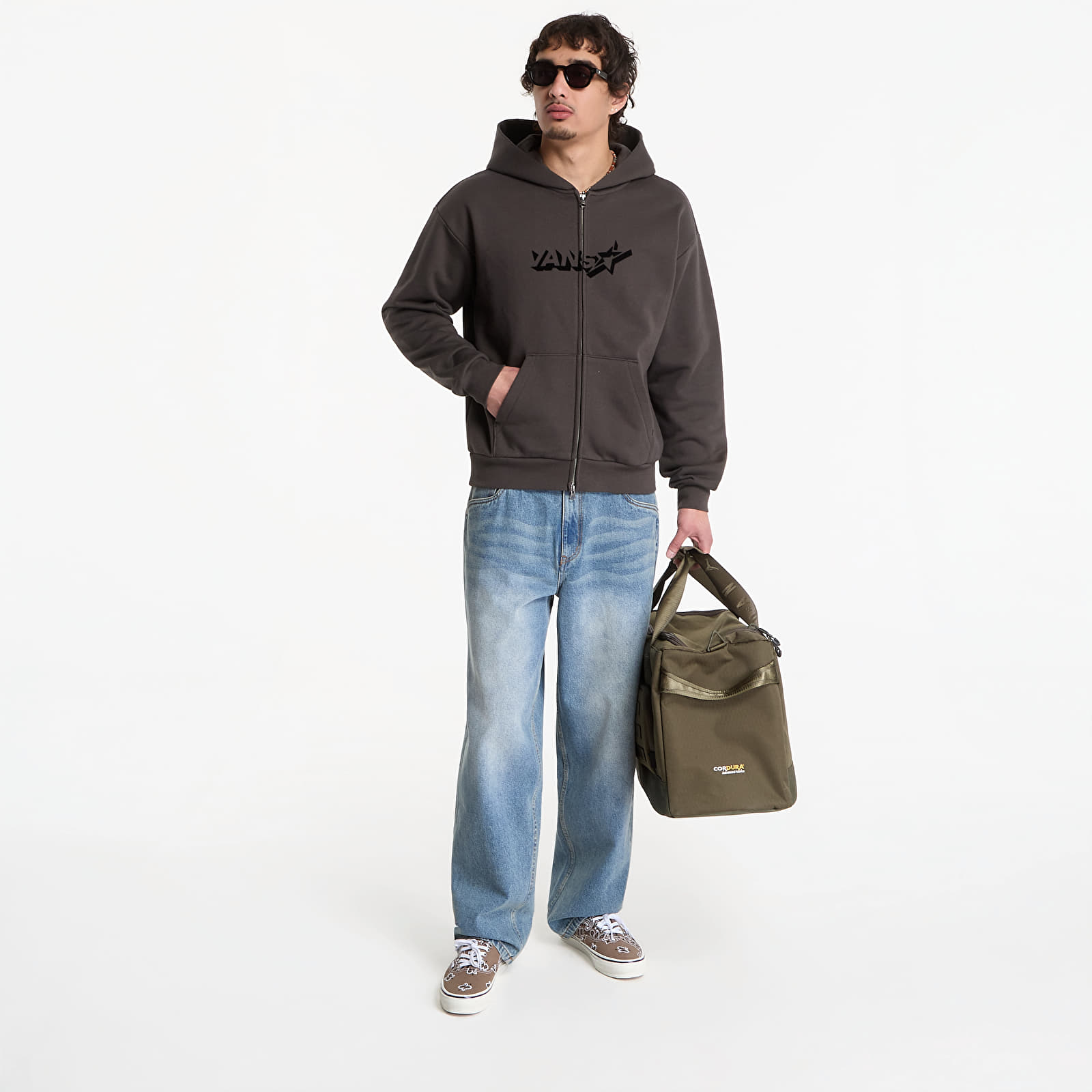 Felpe Vans Y2K Star Full Zip Faded Black