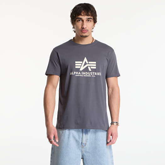 T-shirt Alpha Industries Basic T-Shirt Grey Black