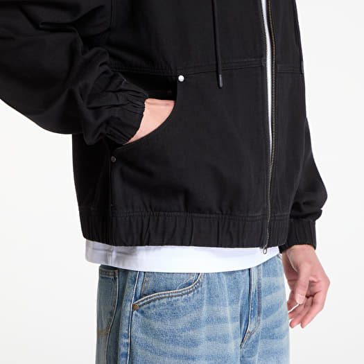 Dime Hooded Denim Jacket UNISEX Black | Footshop