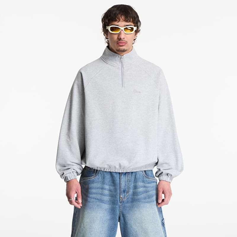Sweatshirt Dime Classic Terry Quarter Zip UNISEX Heather Gray
