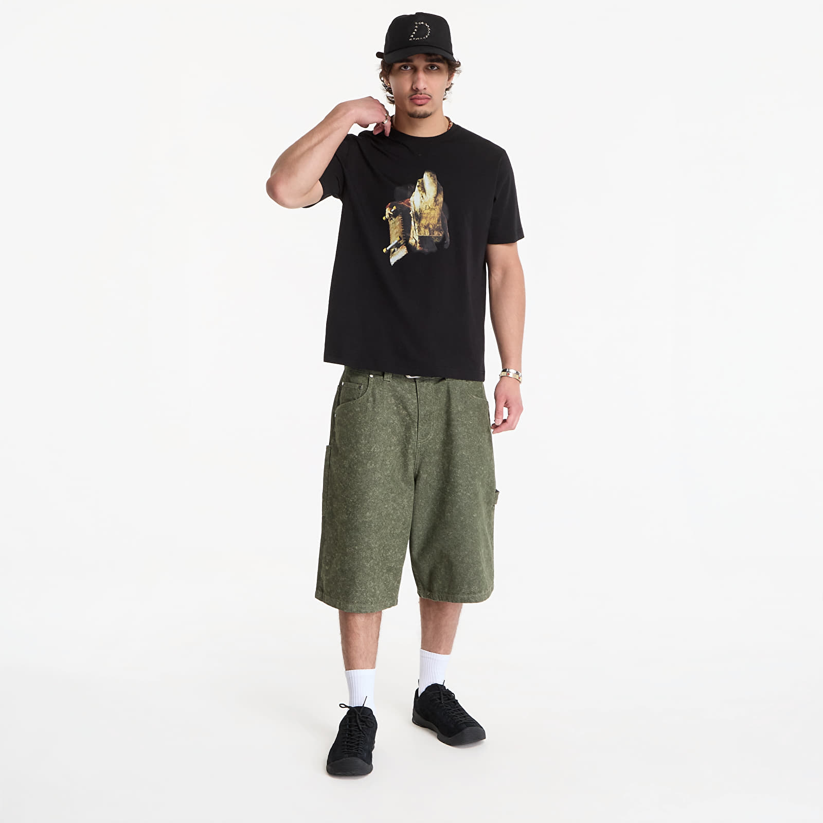 Koszulki Dime Rollin Head T-Shirt UNISEX Black