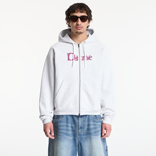 Sweatshirt Dime Classic Veins Zip Hoodie UNISEX Ash