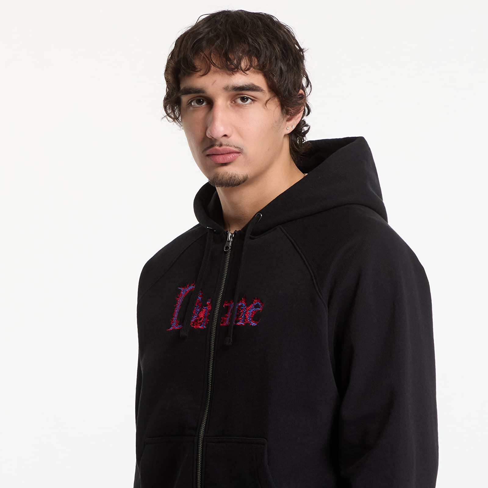 Hoodies and sweatshirts  Dime Classic Veins Zip Hoodie UNISEX Black