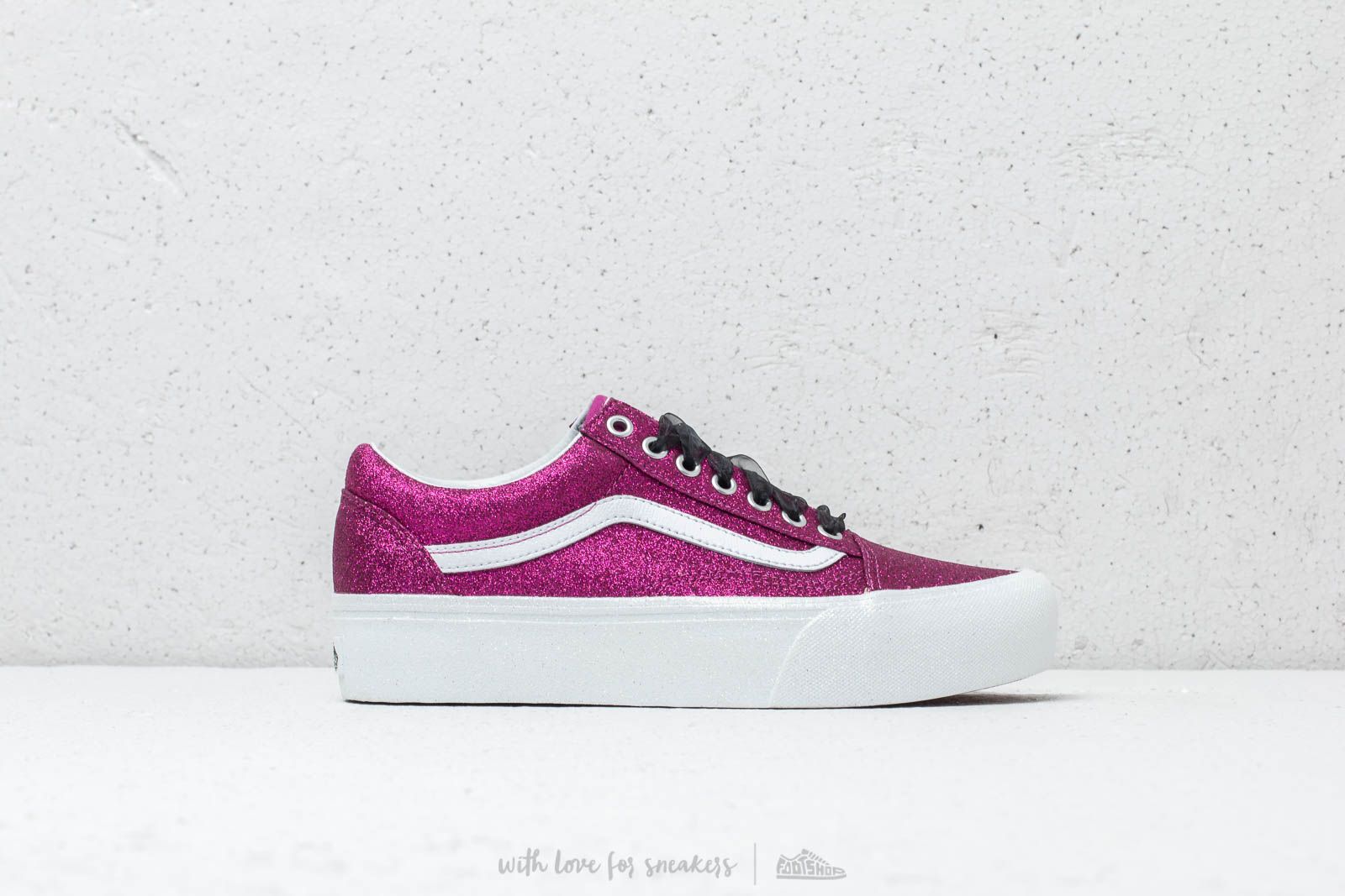 Damesko Vans Old SKool Platfor (Glitter) Wild Aster/ True