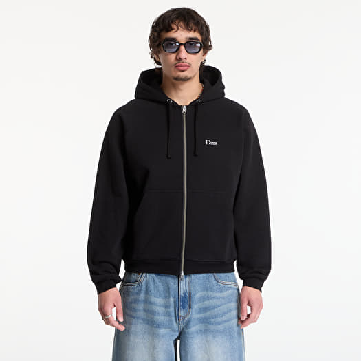 Sweatshirt Dime Classic Small Logo Zip Hoodie UNISEX Black