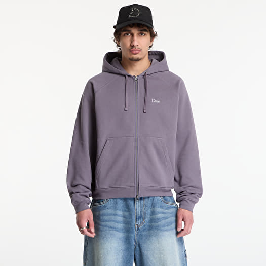 Φούτερ Dime Classic Small Logo Zip Hoodie UNISEX Charcoal Grape