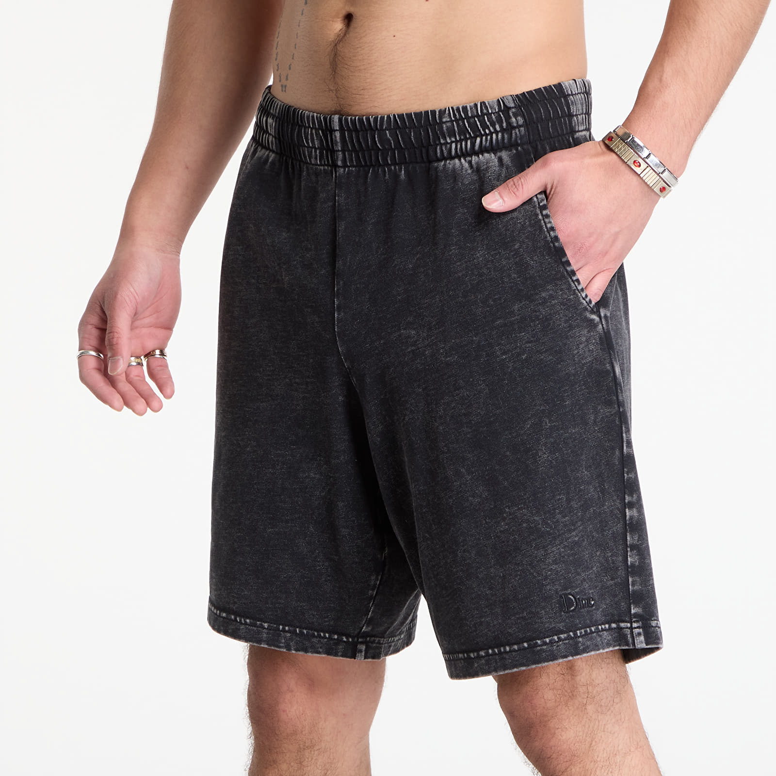 Szorty Dime Classic Jersey Sweatshorts Black Washed