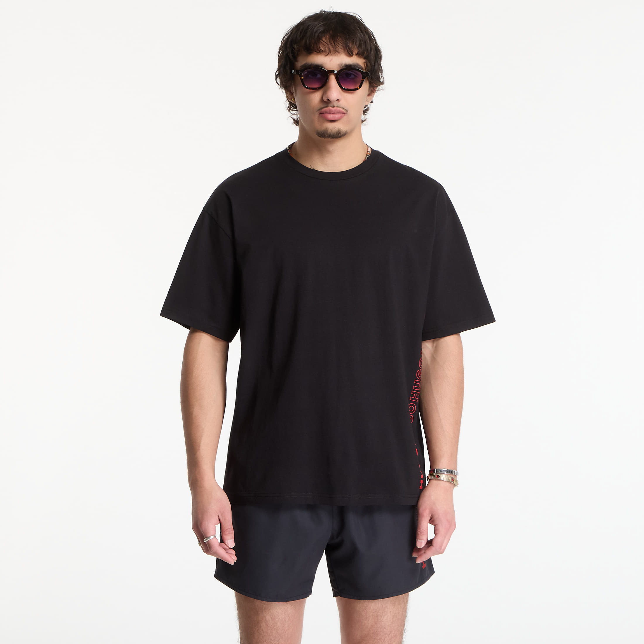 aglietta Hugo Boss Tiki T-Shirt Black