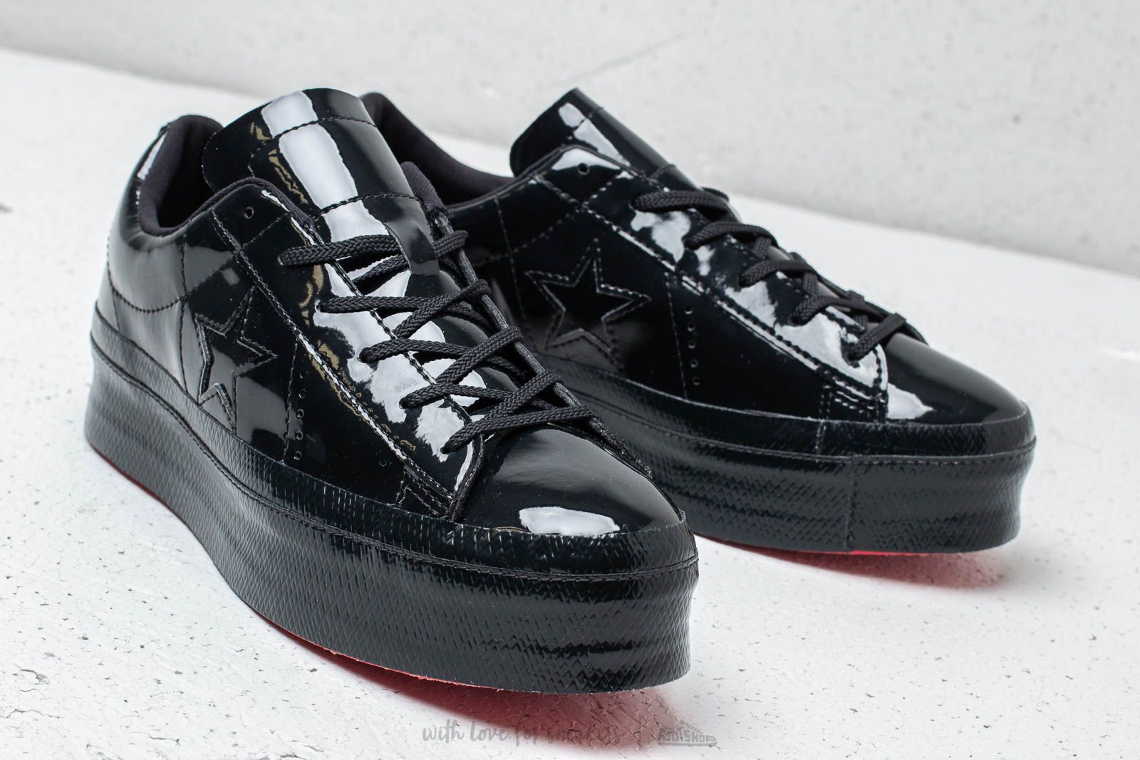 Women's shoes Converse  One Star Platform OX  Black/ Black/ Black
