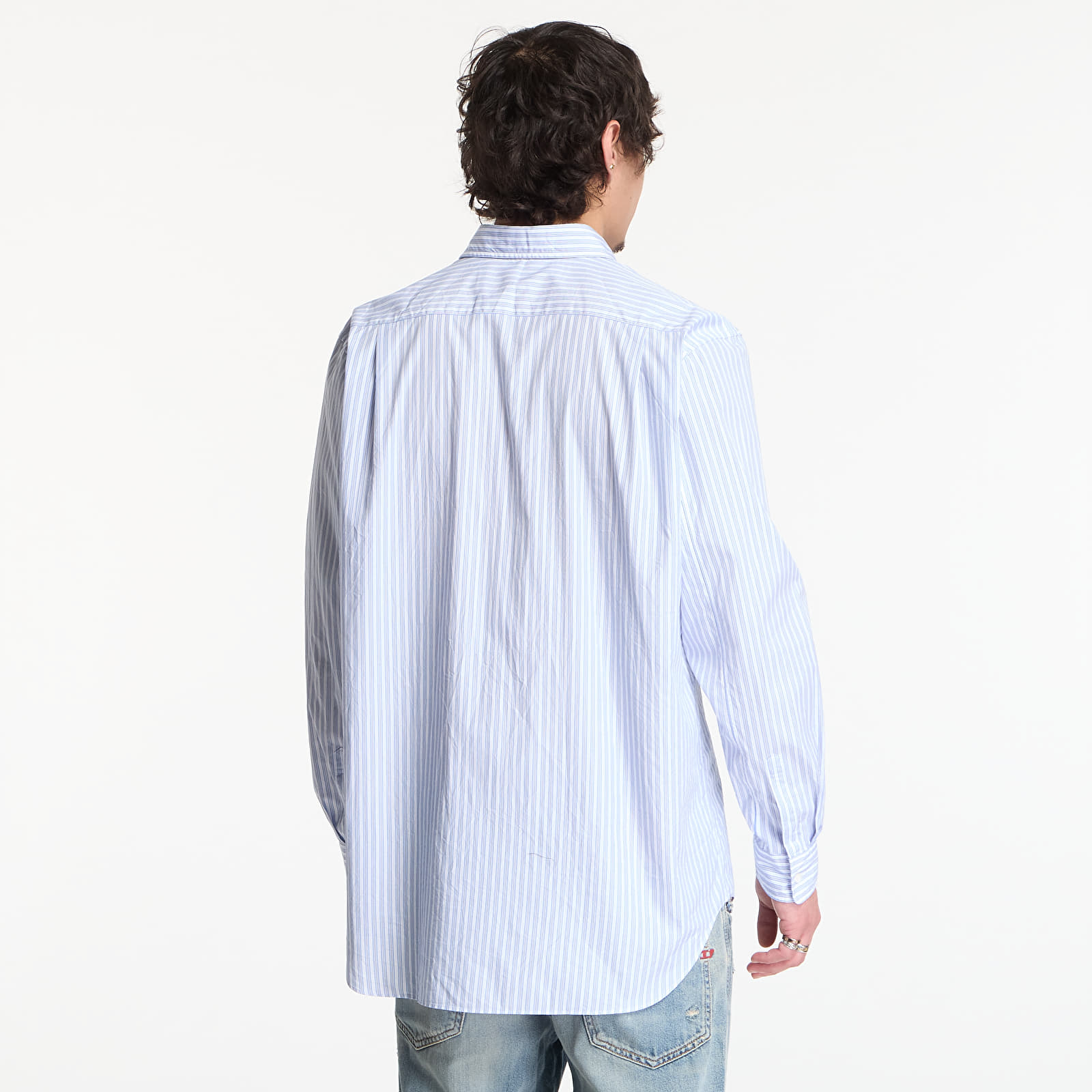 Shirts Comme des Garçons PLAY Shirt Black Emblem Woven UNISEX Blue