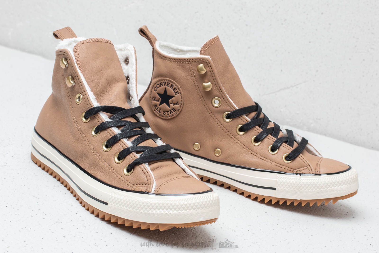 Men s shoes Converse Chuck Taylor All Stars Hiker Boot High Teak Black Natural Ivory Footshop