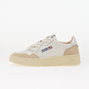 Autry Medalist Low Wom White Leather/ Beige Suede