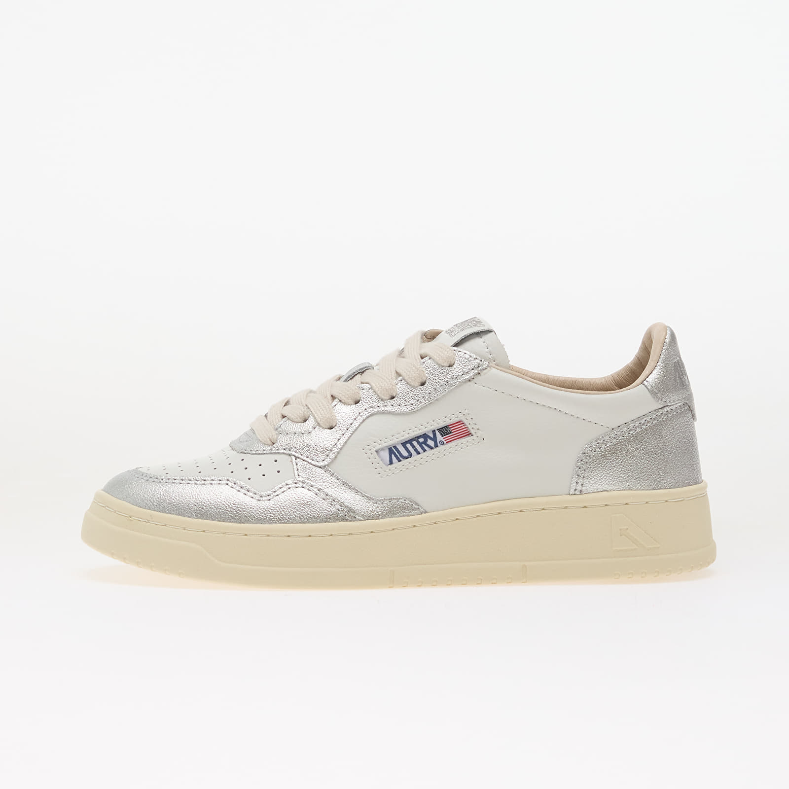 Damen Sneaker und Schuhe Autry Medalist Low Wom Silver/ White
