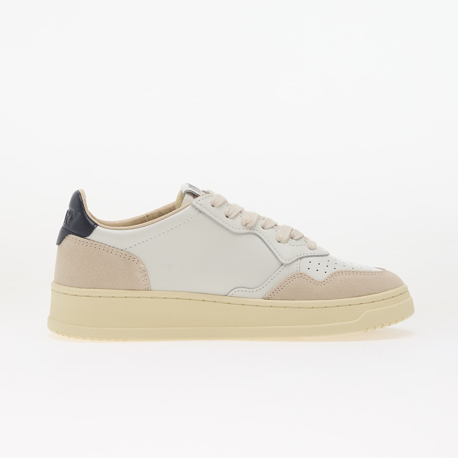 Încălțăminte și sneakerși pentru bărbați Autry Medalist Low Man White/ Blue Leather