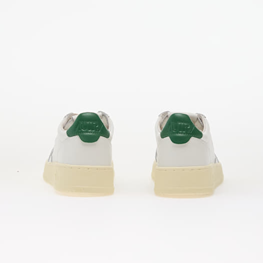Autry Medalist Low Man White/ Green Leather | Footshop