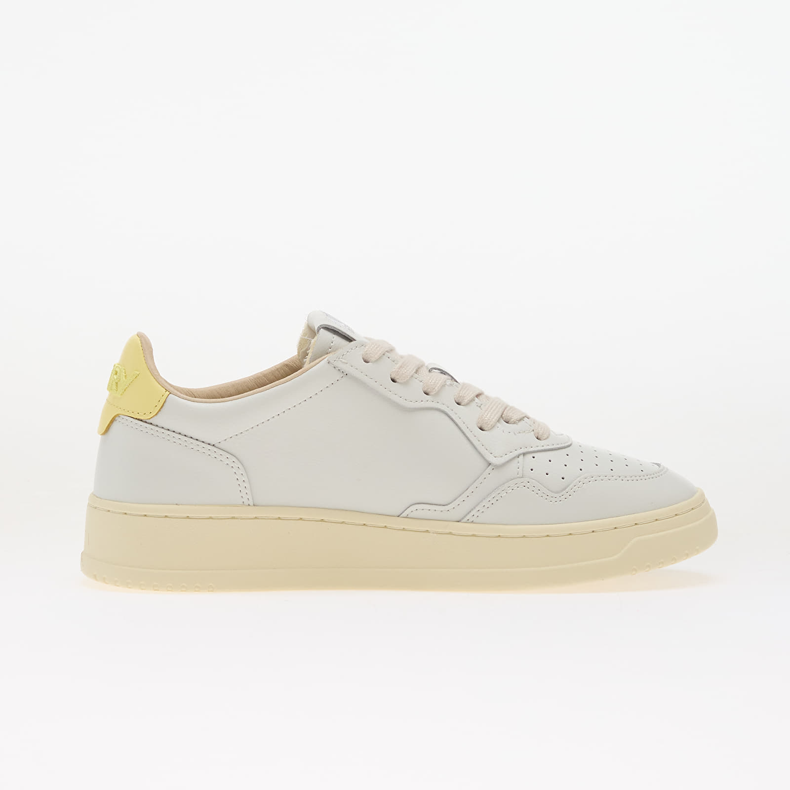Încălțăminte și sneakerși pentru bărbați Autry Medalist Low Man White/ Lemon