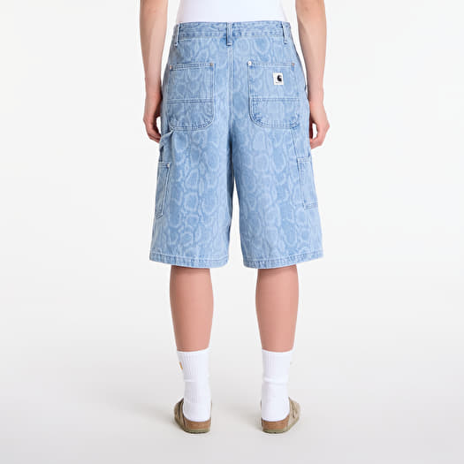 Carhartt WIP W' Snake Nixon Double Knee Short Snake Camo, Blue