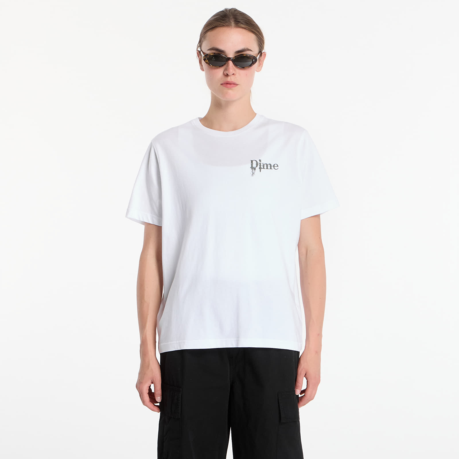 T-shirts  Dime Challenged T-Shirt UNISEX White