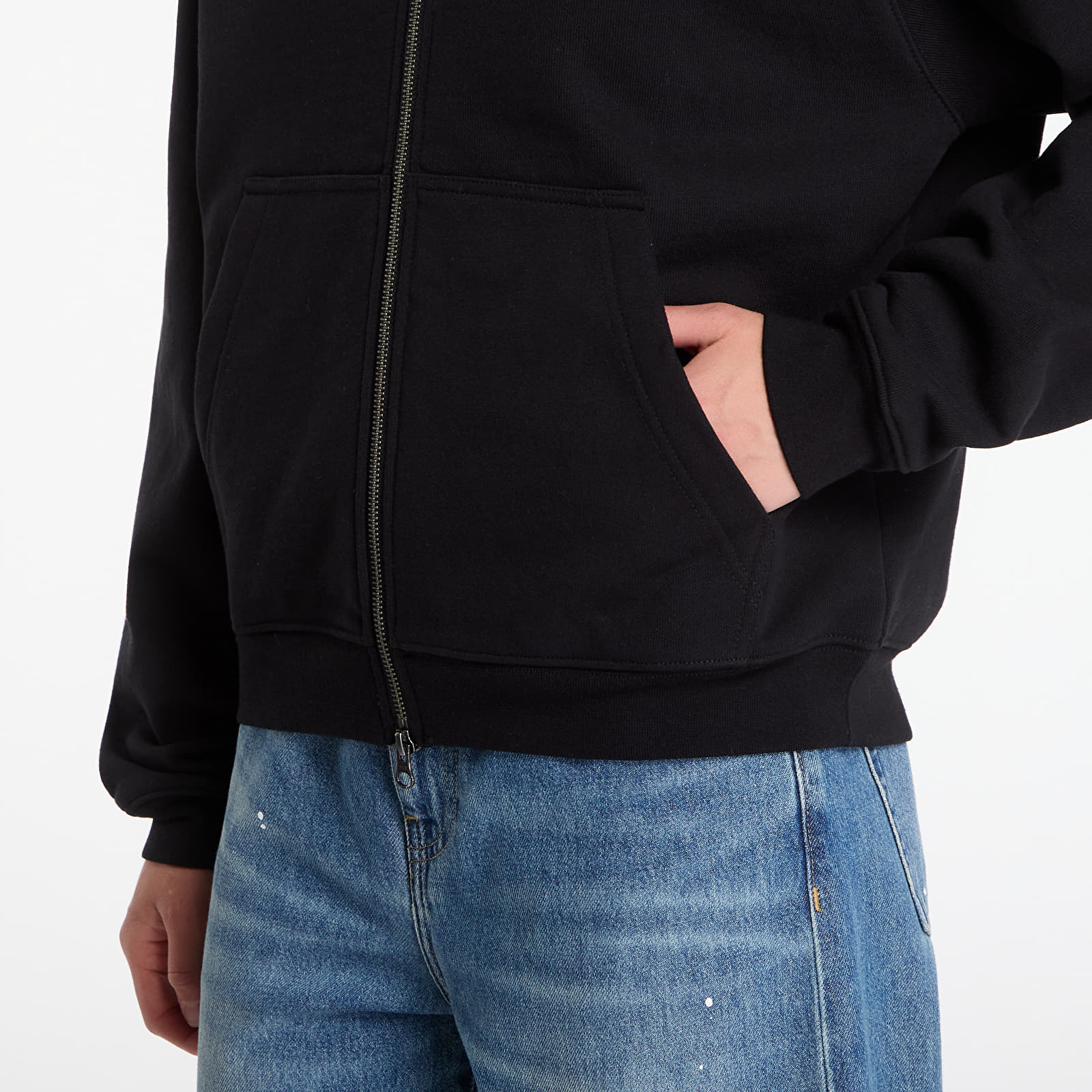 Hoodies and sweatshirts  Dime Classic Veins Zip Hoodie UNISEX Black