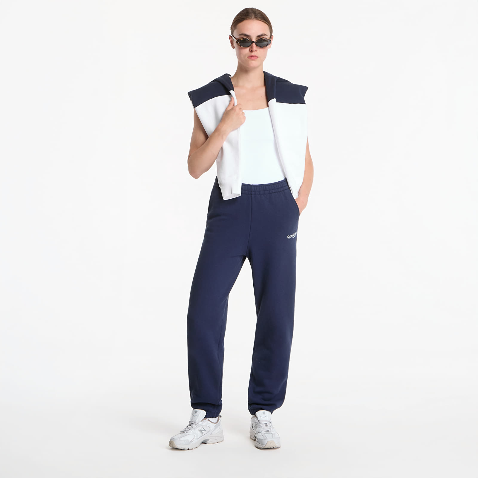 Jogger Pants Sporty & Rich Modern Sweatpant UNISEX Dark Navy