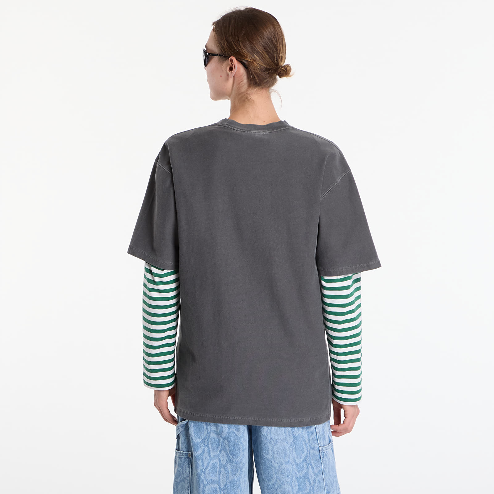 Men's T-shirts Carhartt WIP S/S Loose Pocket T-Shirt UNISEX Black Garment Dyed