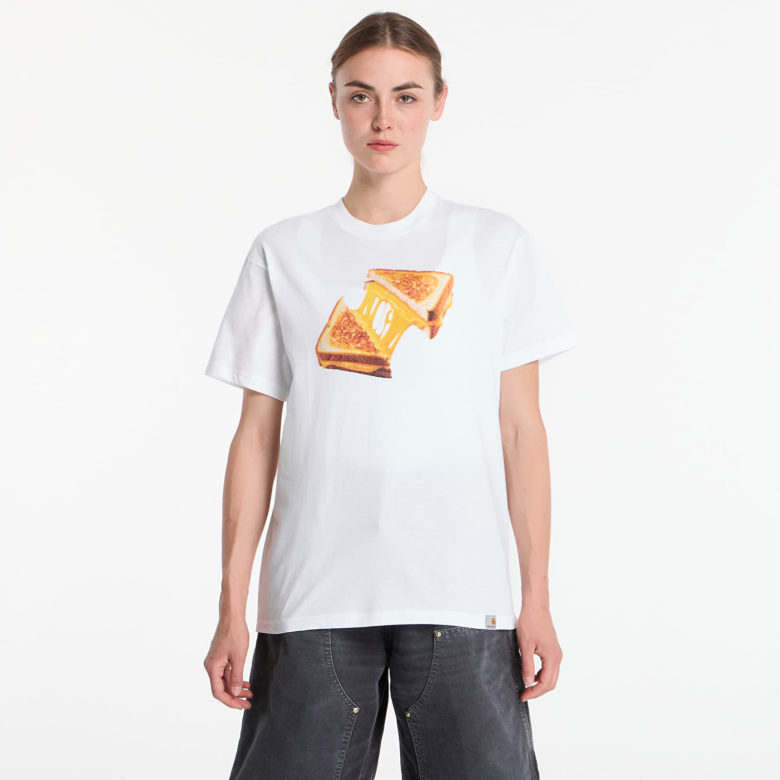 Men's T-shirts Carhartt WIP S/S Cheese Toast T-Shirt UNISEX White