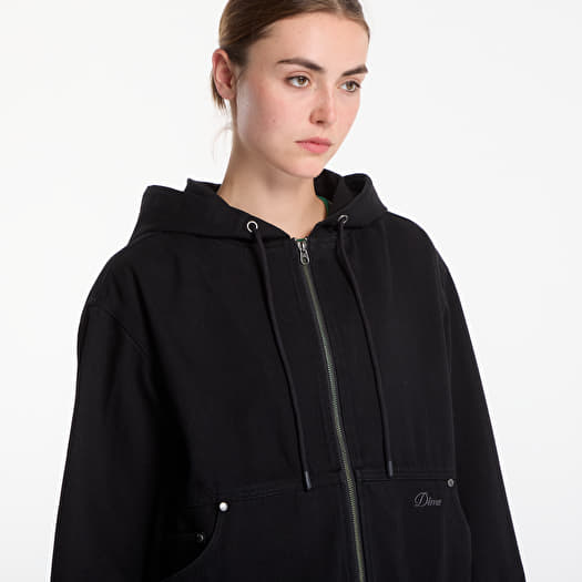 ジャケット・アウター dime denim jaket ss25 Dime Hooded Denim Jacket UNISEX Black | Footshop