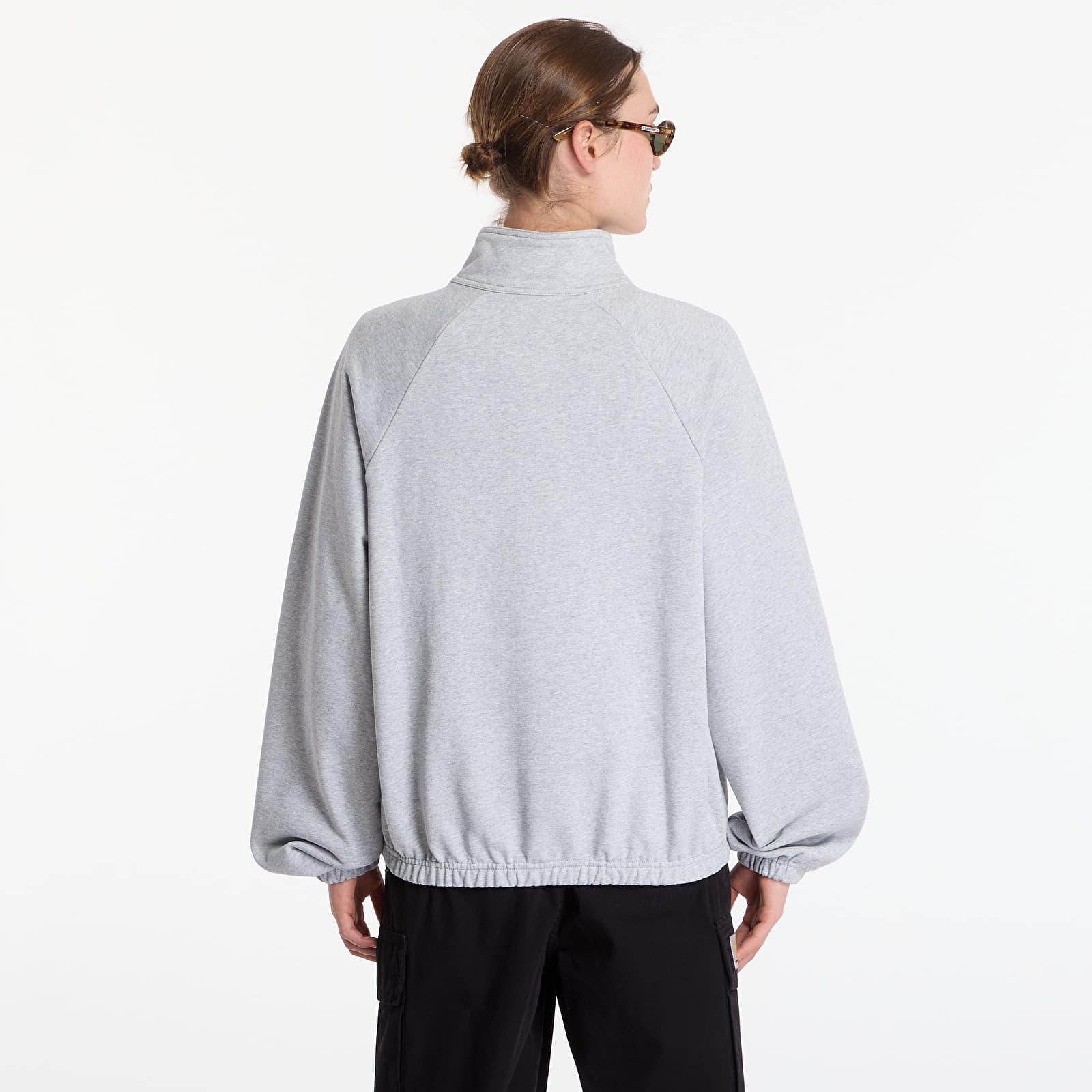 Hoodies and sweatshirts  Dime Classic Terry Quarter Zip UNISEX Heather Gray
