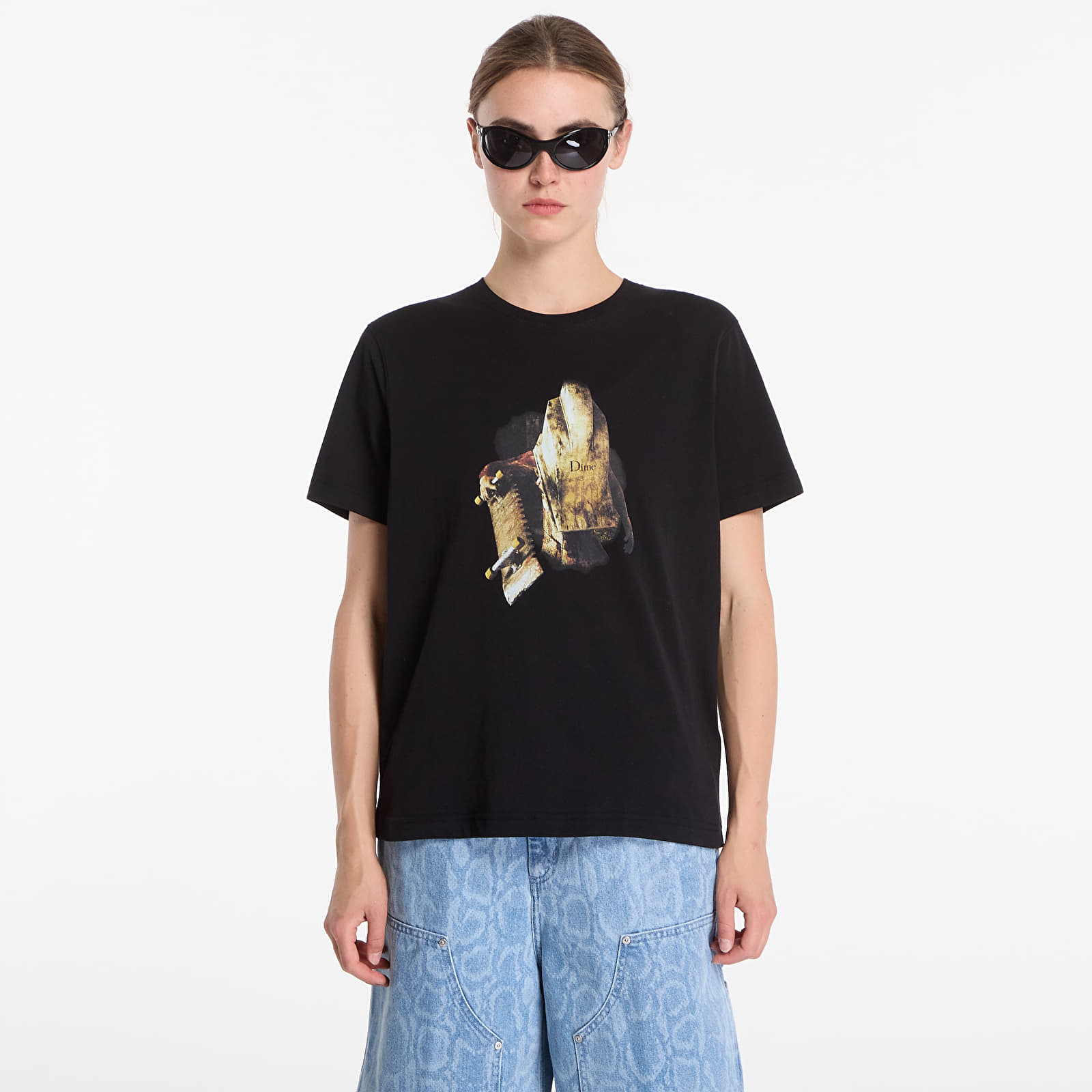 Koszulki Dime Rollin Head T-Shirt UNISEX Black