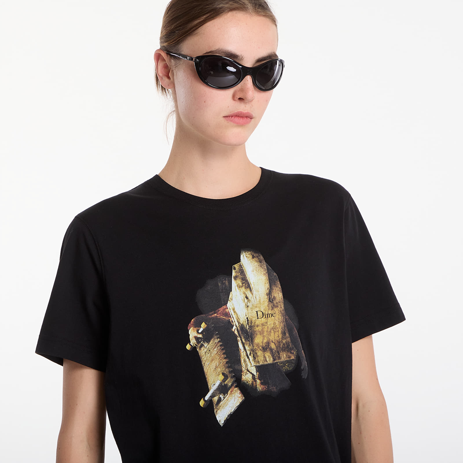 Koszulki Dime Rollin Head T-Shirt UNISEX Black
