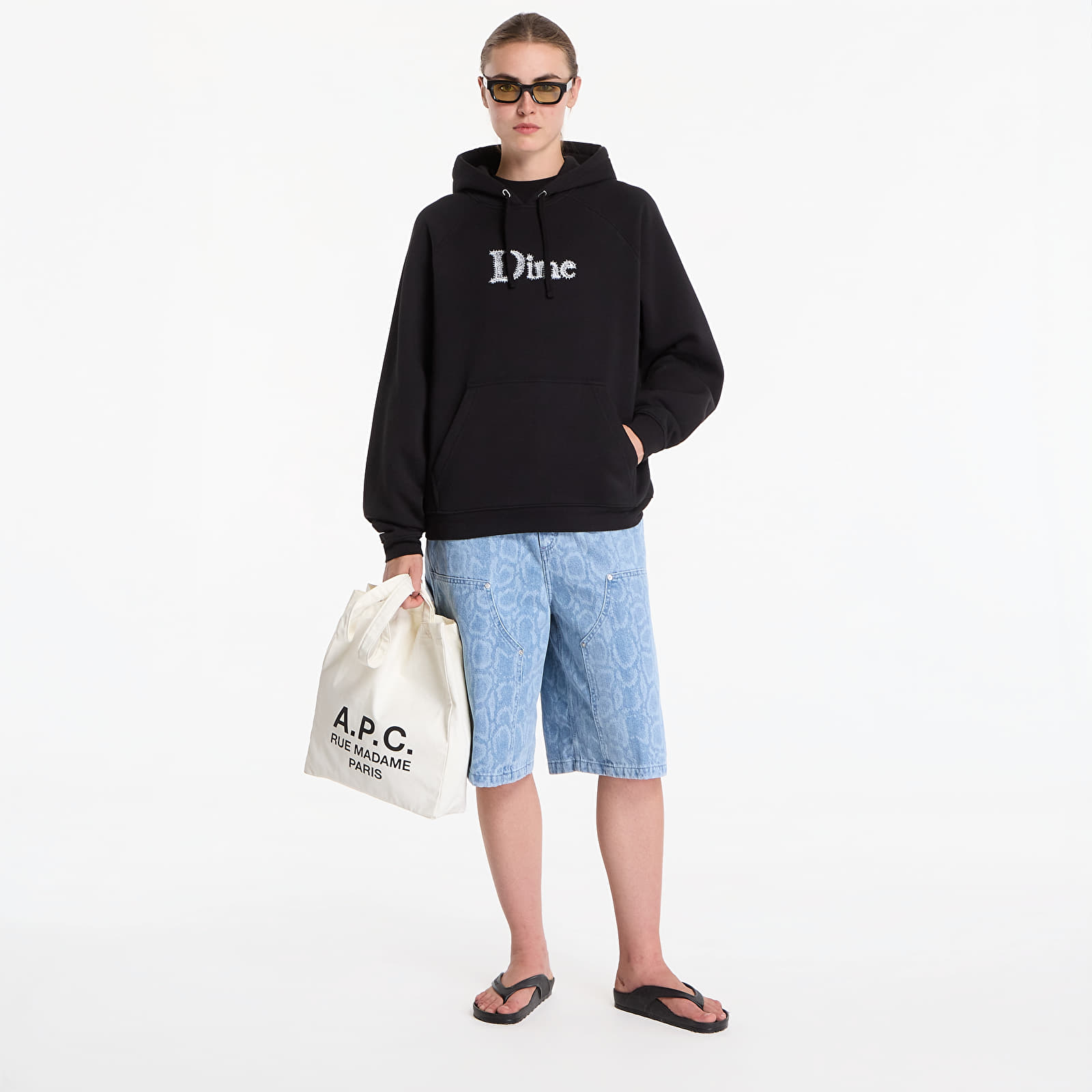 Sweatshirts Dime Classic Spiked Hoodie UNISEX Black
