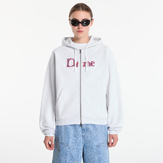Sweatshirt Dime Classic Veins Zip Hoodie UNISEX Ash