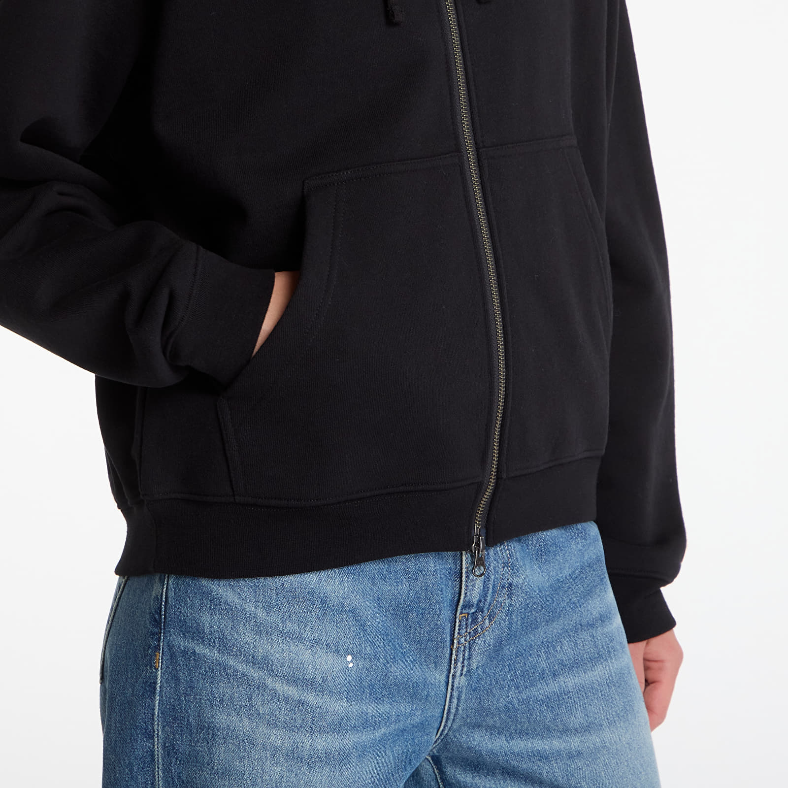 Sweatjacken und Sweatshirts Dime Classic Small Logo Zip Hoodie UNISEX Black