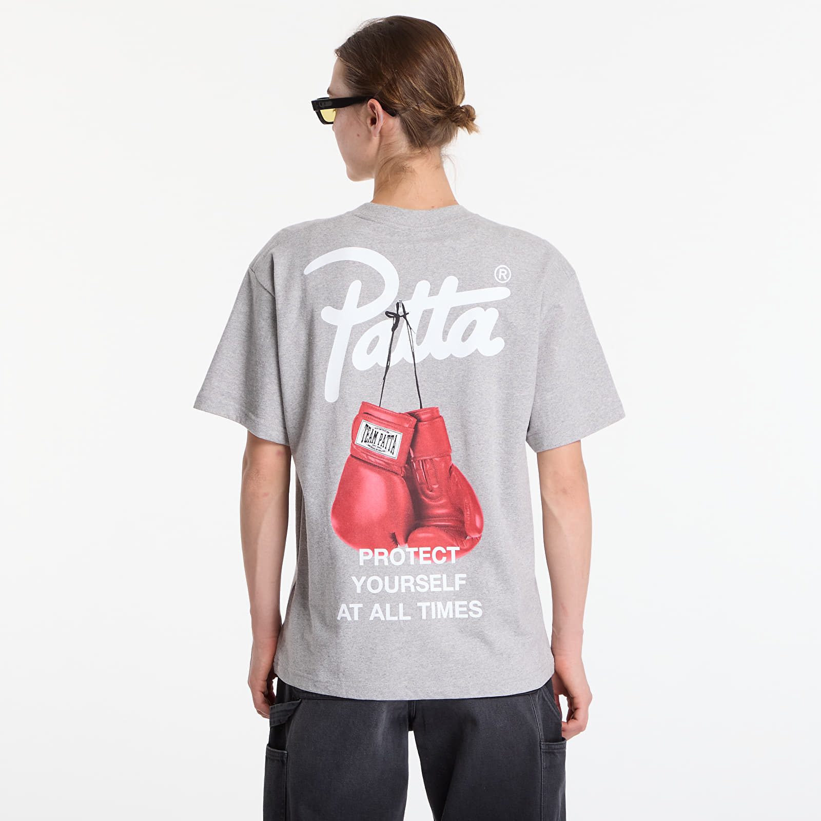 T-shirts Patta Protect Yourself T-Shirt UNISEX Melange Grey