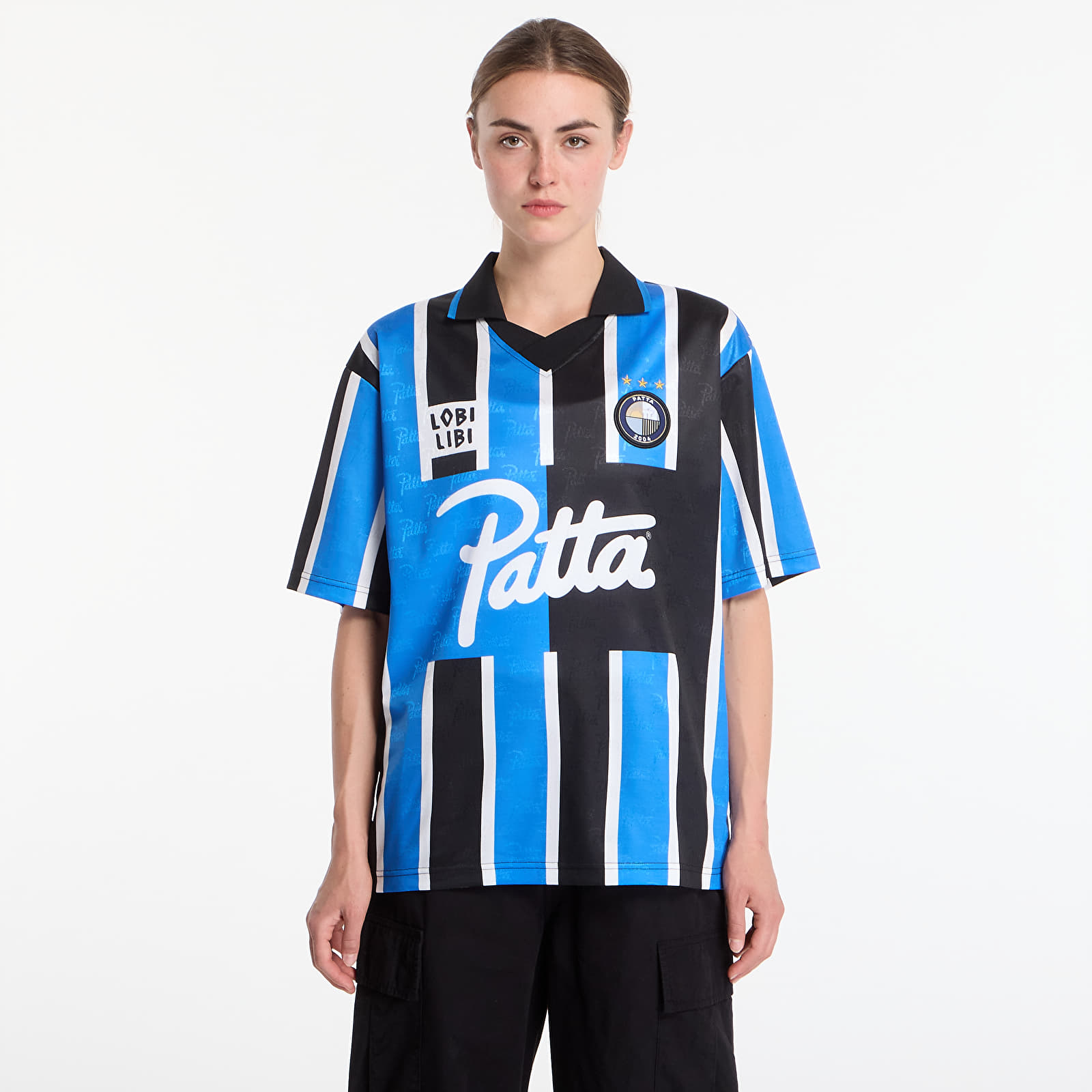 Jerseys Patta Stripe Football Jersey UNISEX French Blue