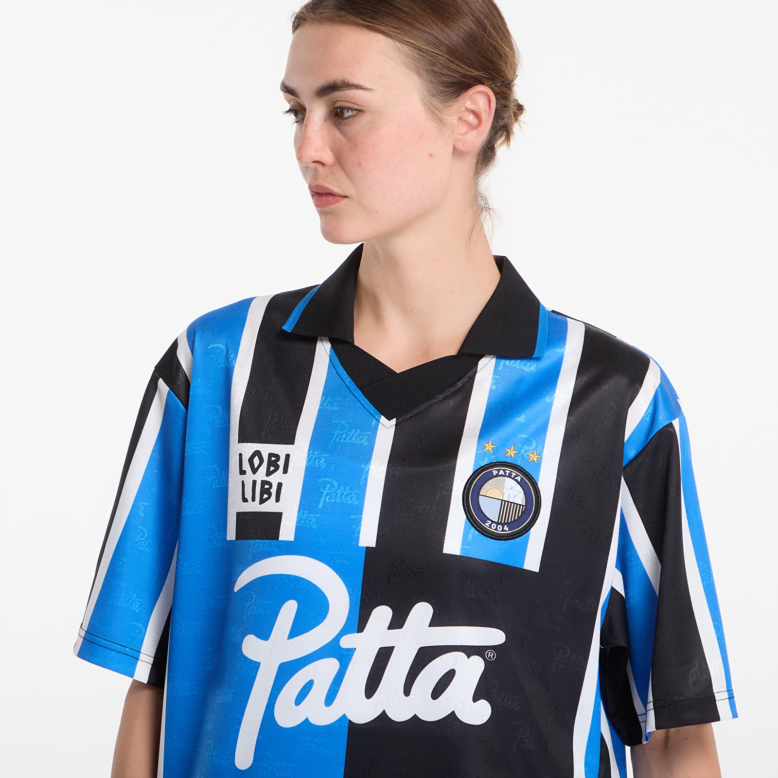 Jerseys Patta Stripe Football Jersey UNISEX French Blue