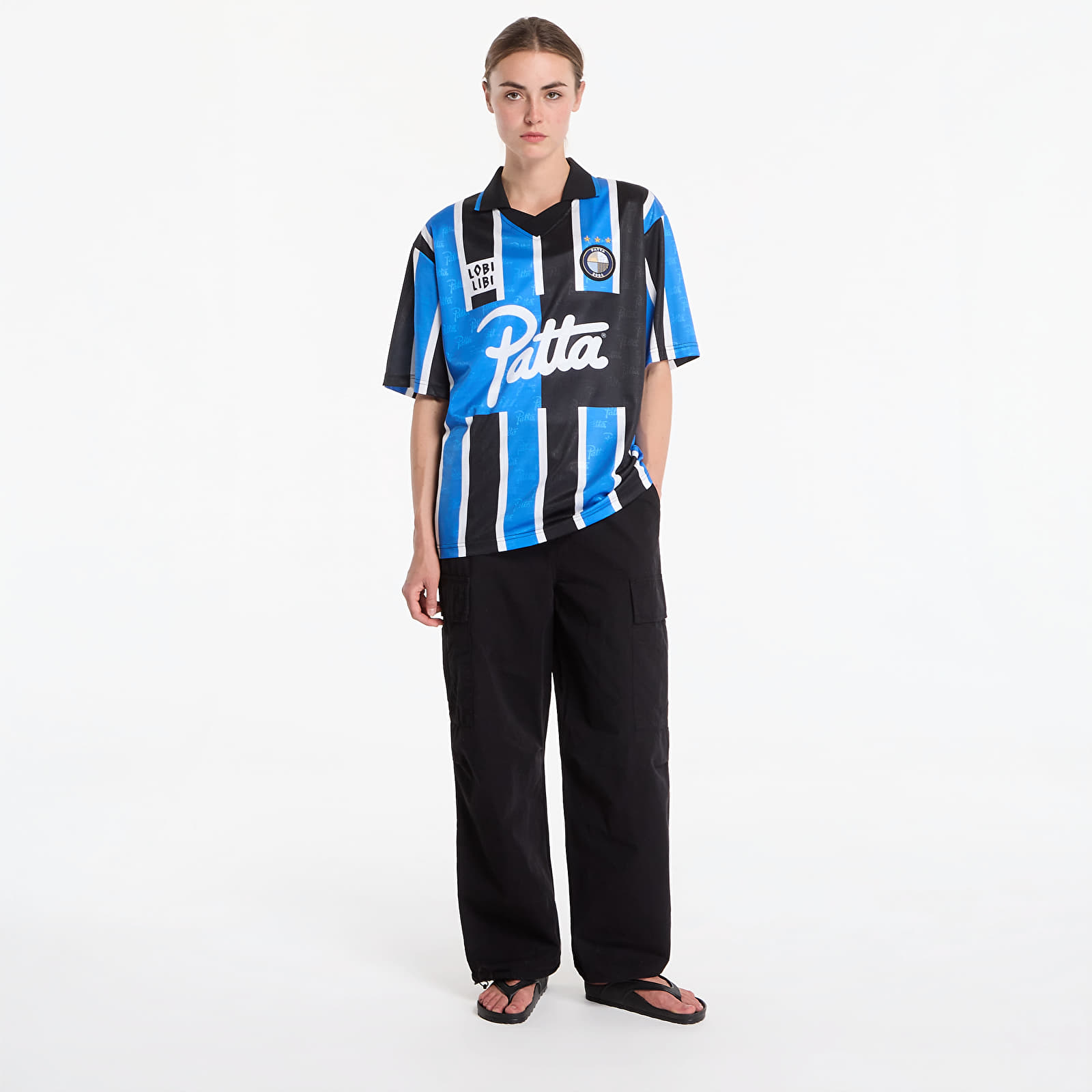 Jerseys Patta Stripe Football Jersey UNISEX French Blue