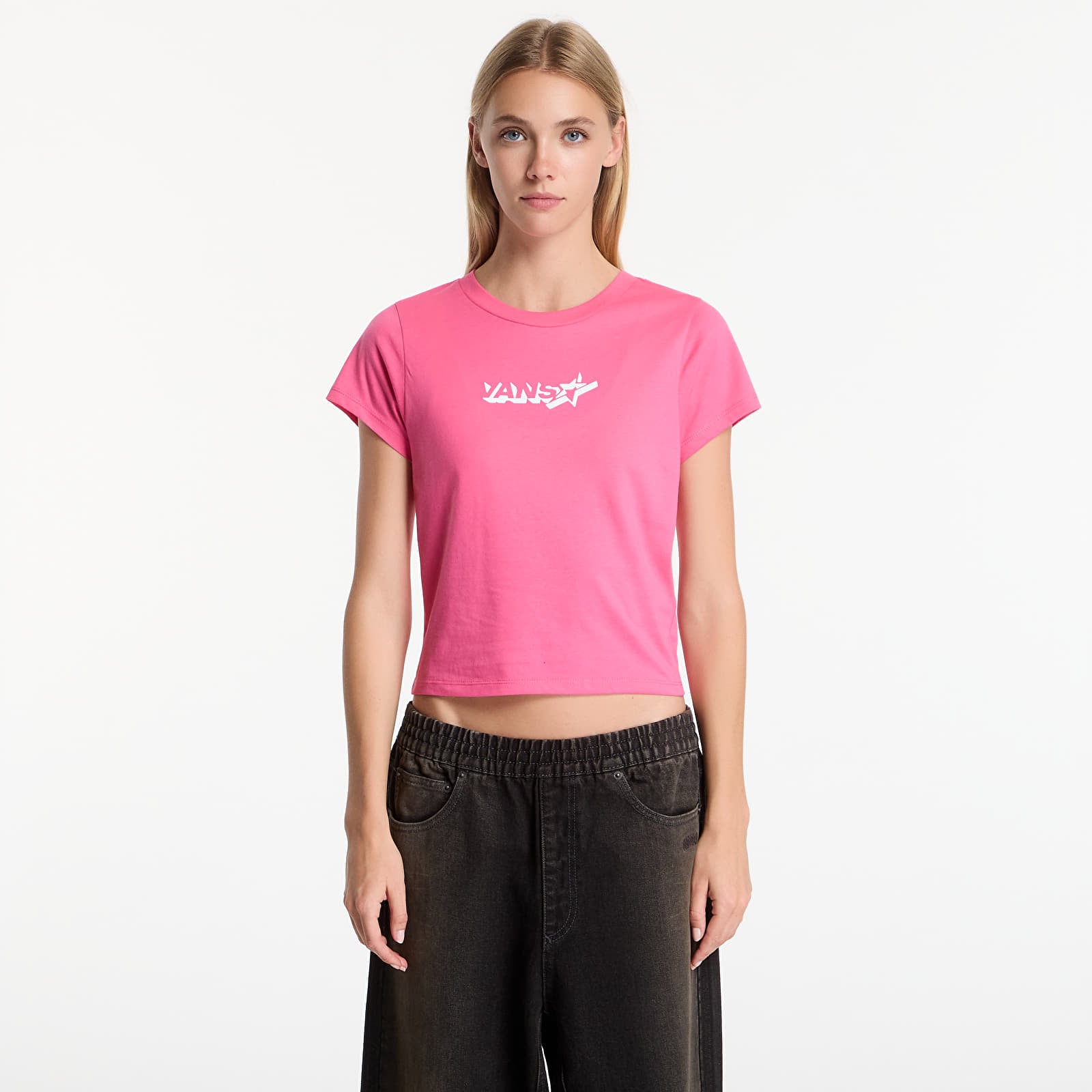 T-Shirts Vans Antares Ss Baby Tee Pink Velvet