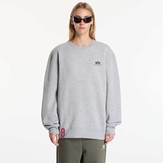Sweatshirt Alpha Industries Basic Small Logo Sweatshirt Grey Heather