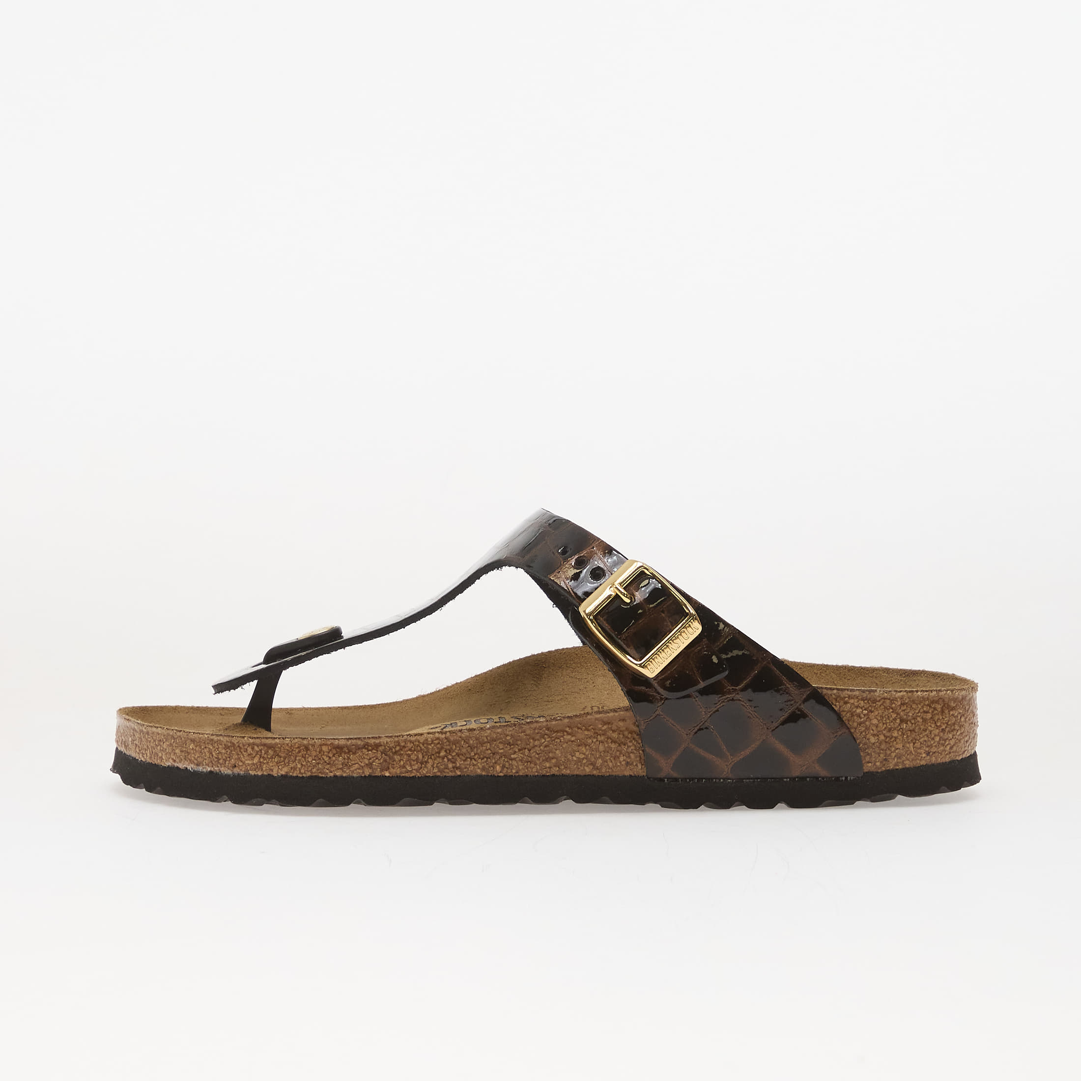 Sneakers Birkenstock Gizeh LEN Emboss Leather Black