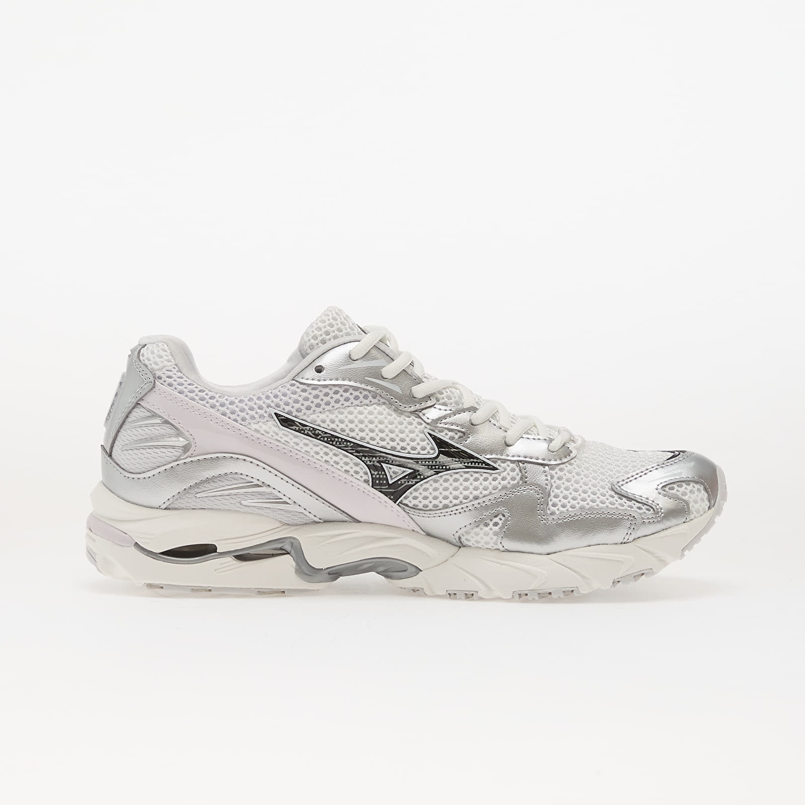 Herren Sneaker und Schuhe Mizuno WAVE RIDER 10 "SPORT" Gf White/ Black Sand/ Lilac Hint