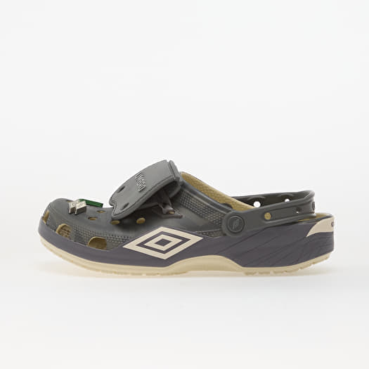 Crocs x Umbro Classic Clog Bone/ Slate Grey