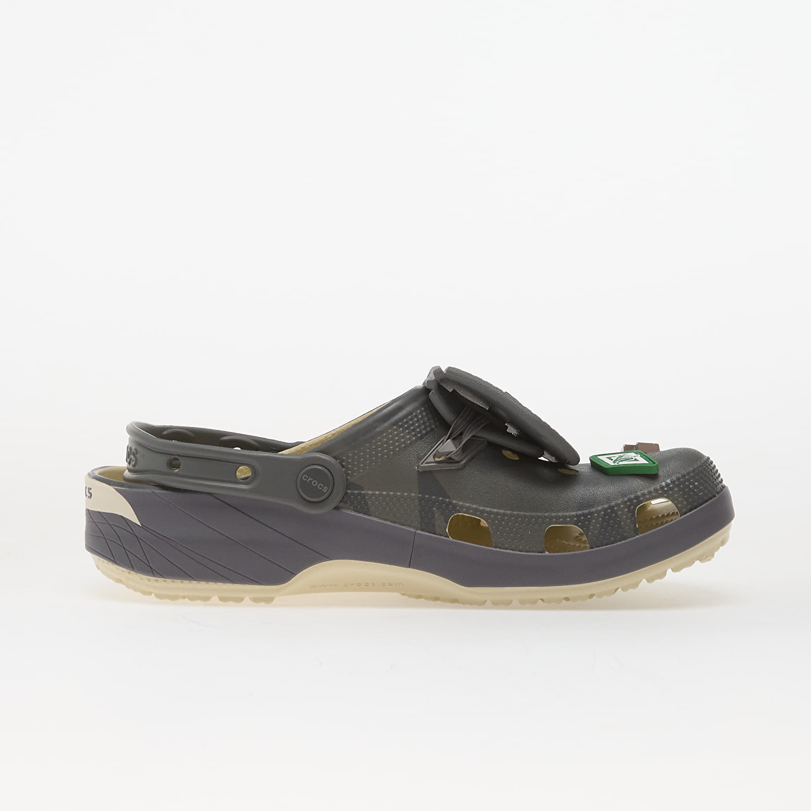 Herresko Crocs x Umbro Classic Clog Bone/ Slate Grey